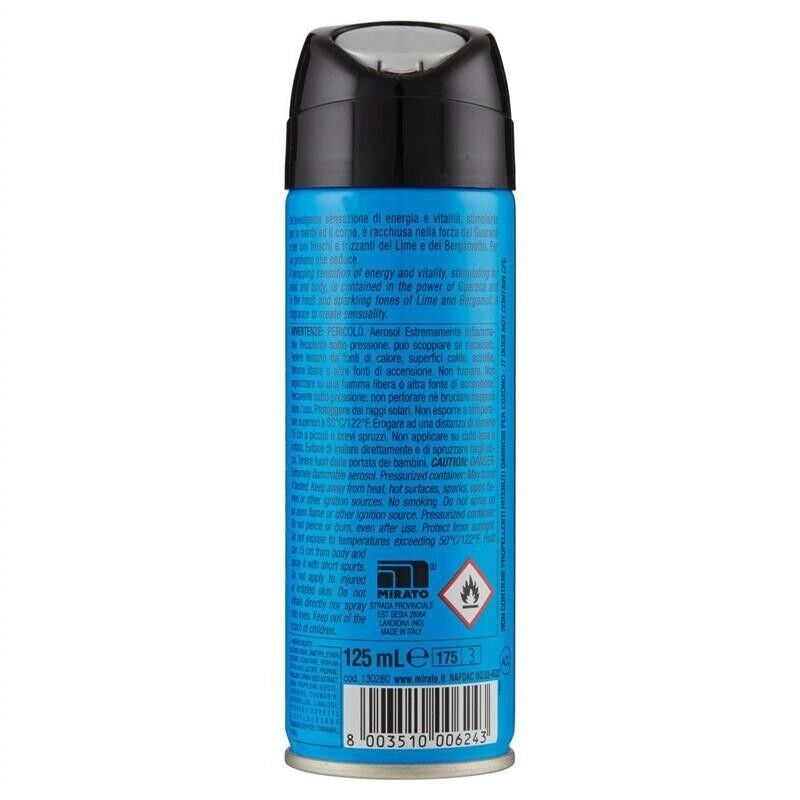 SET 12 PZ INTESA DEO SPRAY GUARANA' UNISEX 125 ML
