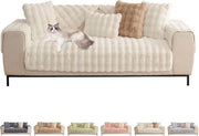 Hoes per divano da 1 a 4 posti - copertura per divano angolare - protezione per divano L per soggiorno - copertura morbida per schienale-braccioli (beige 71 x 71 cm) hoes per divano da angolo con allungamento