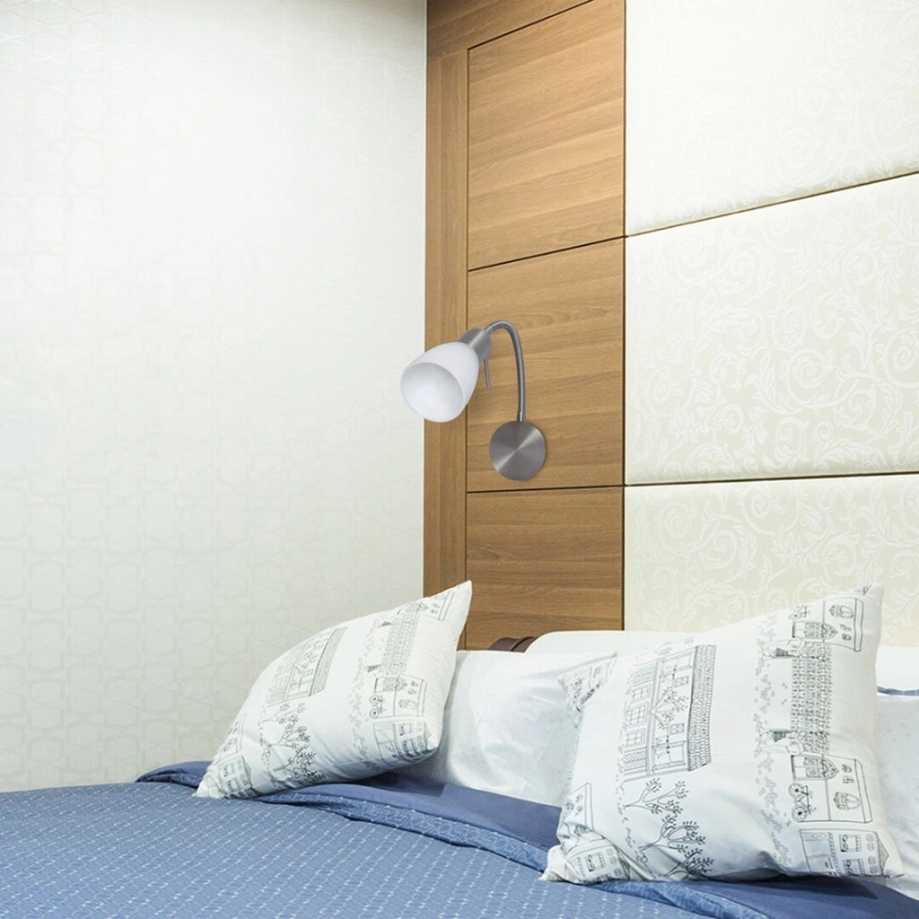 Applique con interruttore e spina E14 cromo Soma 6300 Rabalux
