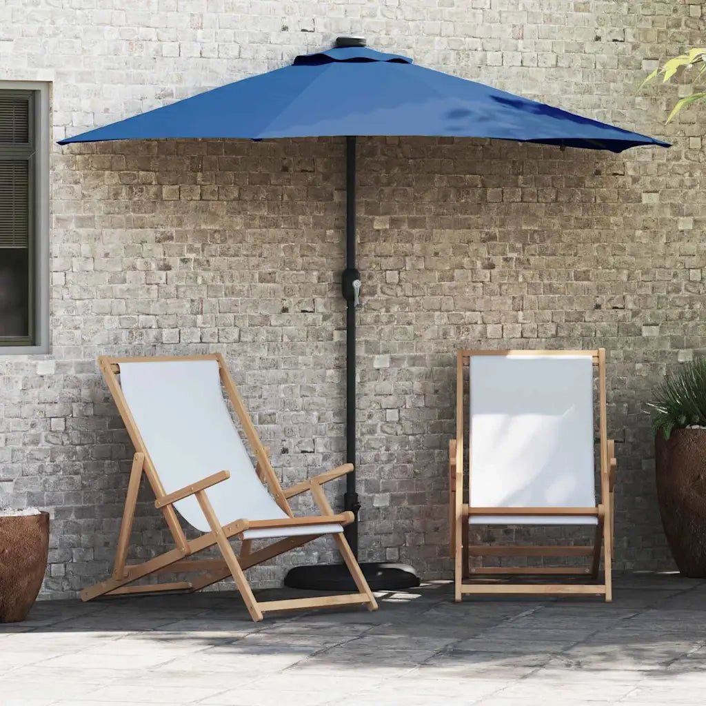 Ombrello da giardino Azzurro 294 x 150 x 223 cm 42003266