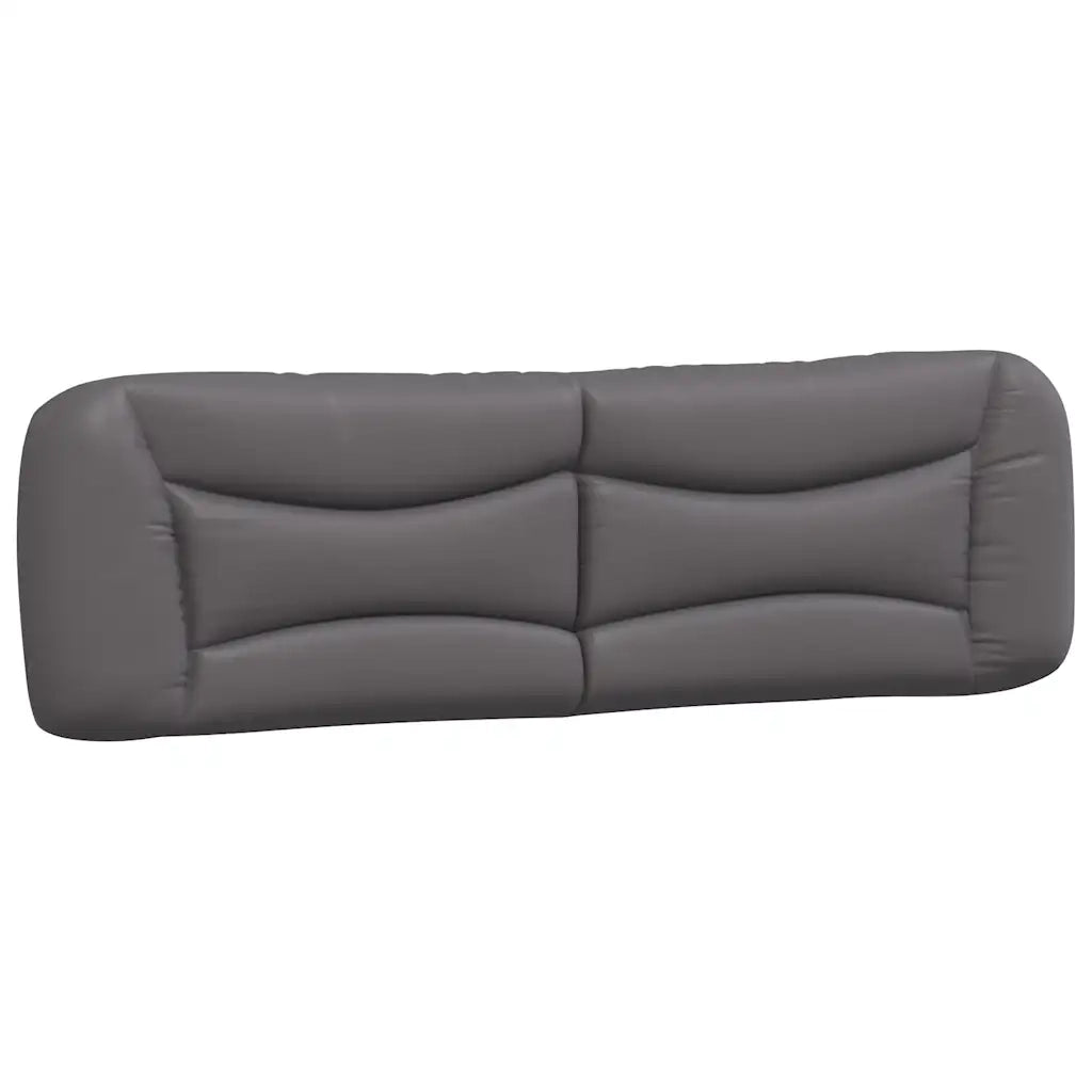 Letto con Materasso Hvar Grigio 180x200 cm in Similpelle