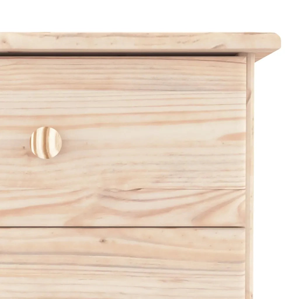 Comodino ALTA 41x35x41 cm in Legno Massello di Pino 353915