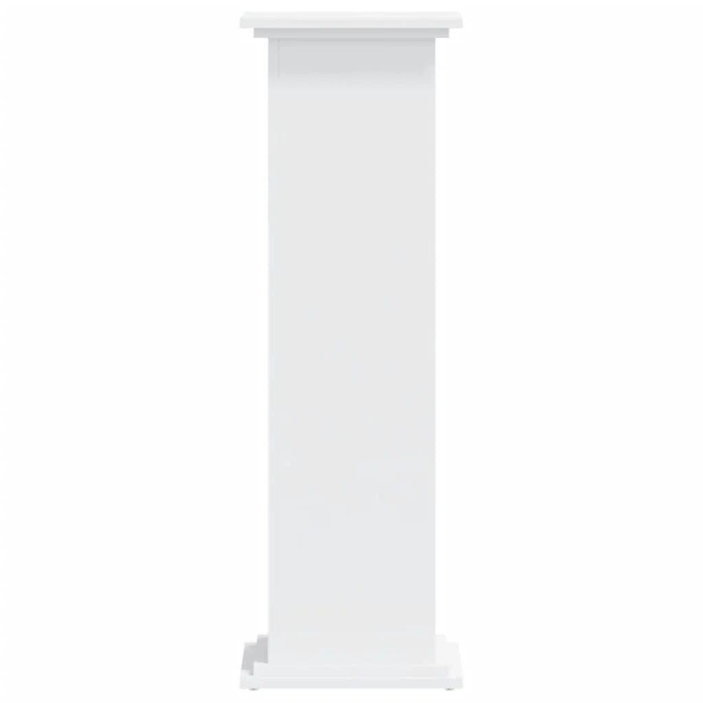 Portavasi mobiletto portafiori 33 x 33 x 100 cm legno ingegnerizzato bianco 02_0045140