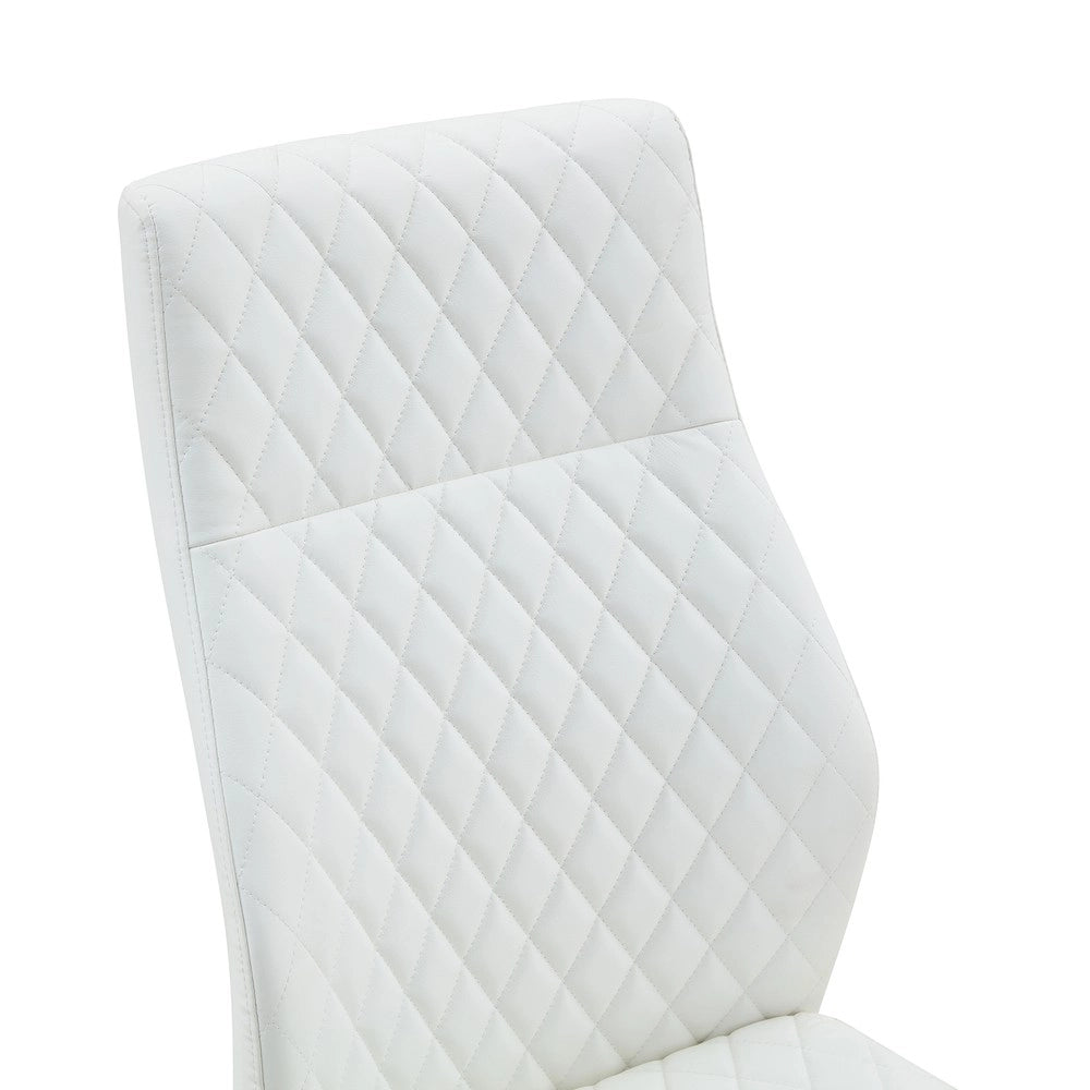 Set Tavolo Rotondo e Sedie da Pranzo ¨C Xylo ¨C Piano MDF Effetto Noce, Gambe Oro, 2 Sedie Bianche