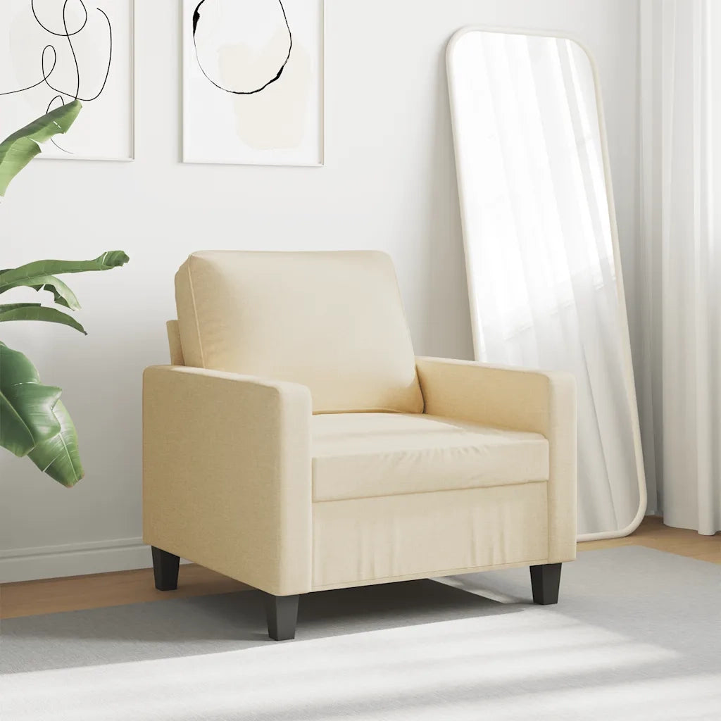 Poltrona Crema 60 cm in Tessuto