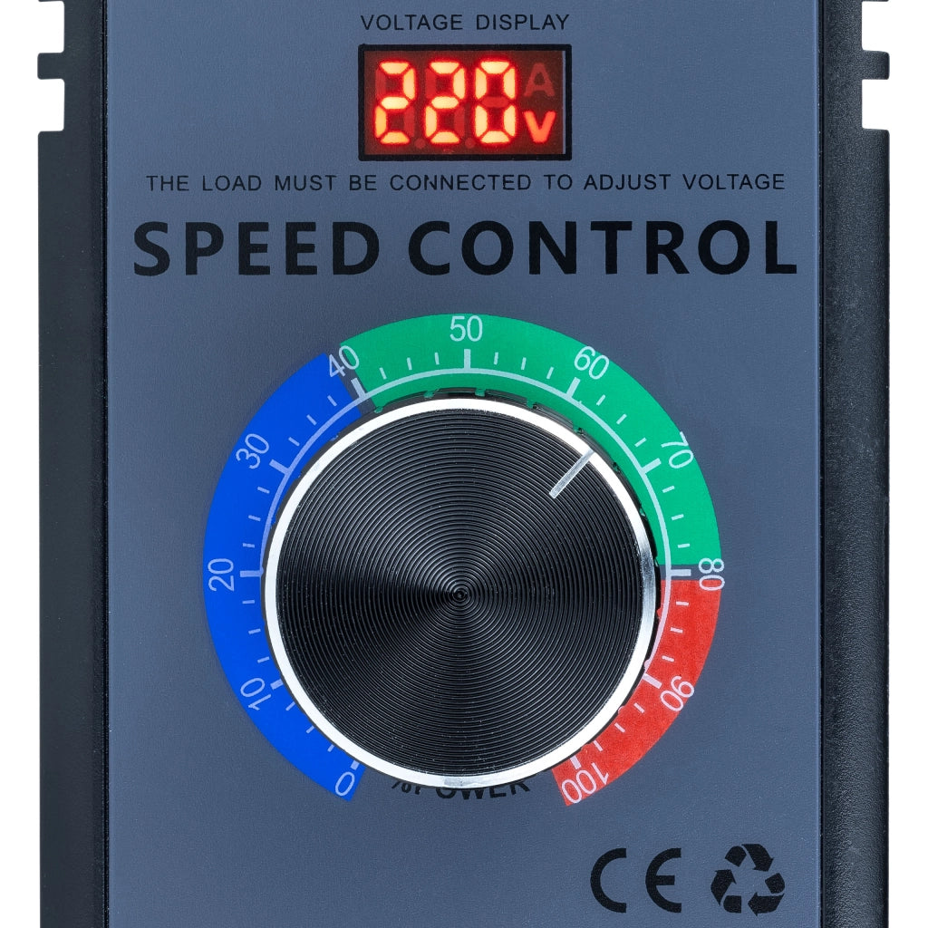 Regolatore di Tensione 4000W – Controllo Preciso 0-240V AC | Display Tensione, Interruttore On/Off