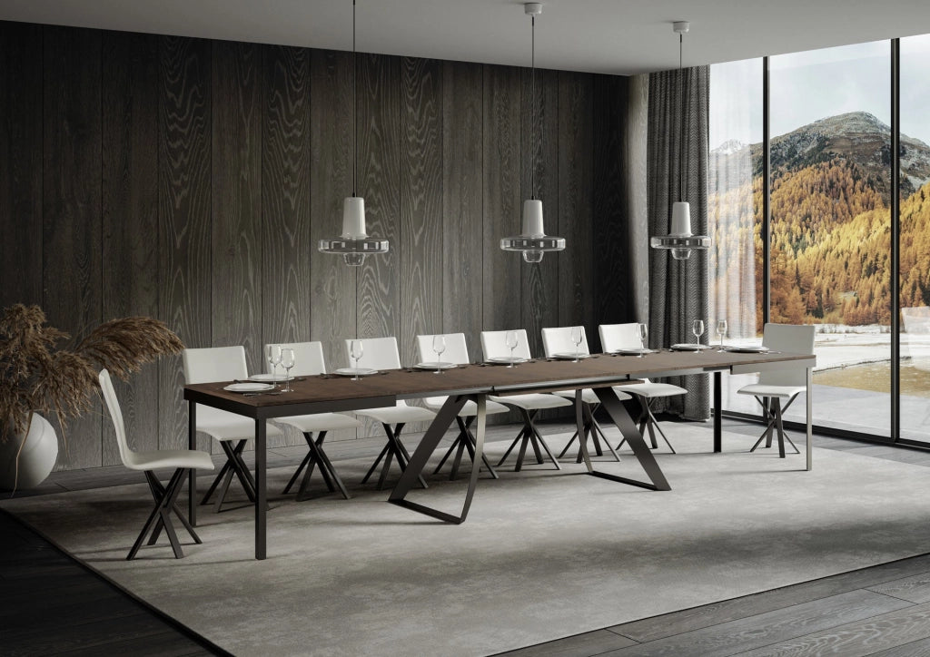 Tavolo Allungabile 160-420x90x77 cm Proxy Evolution Noce