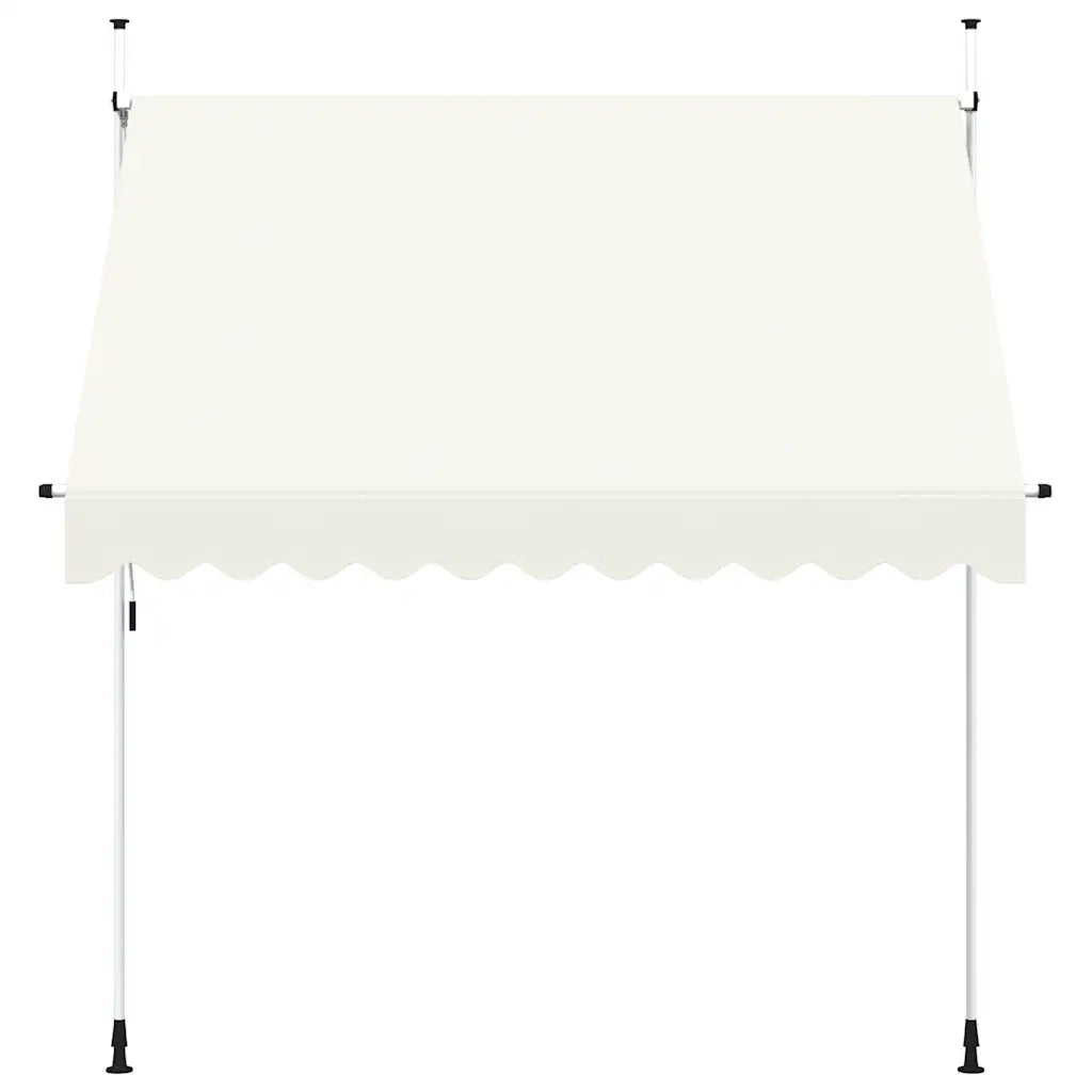Tenda da Sole Retrattile Manuale 250 cm Crema cod mxl 9253