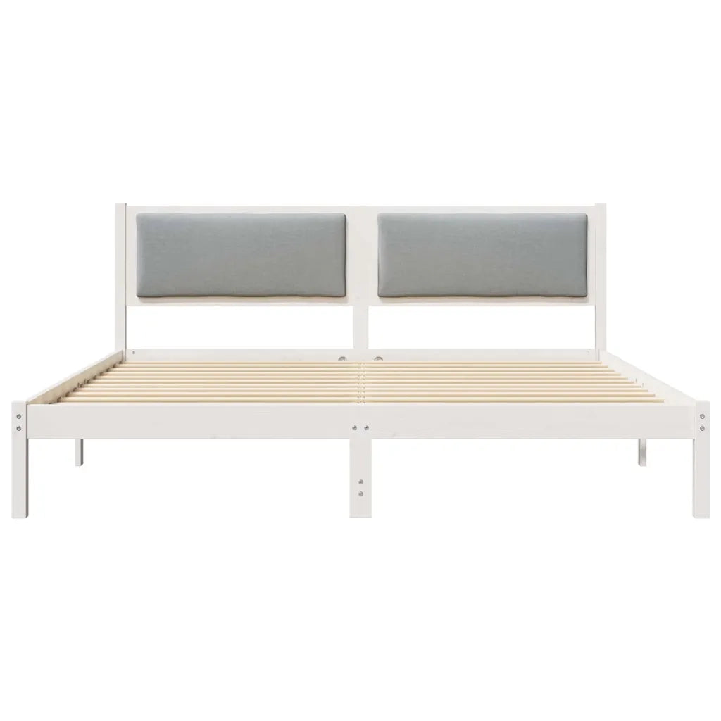 Struttura del letto Grigio chiaro 180 x 200 cm Pino massello 878103