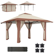 Tendone pieghevole ¨C zephmum ¨C beige 4x4m