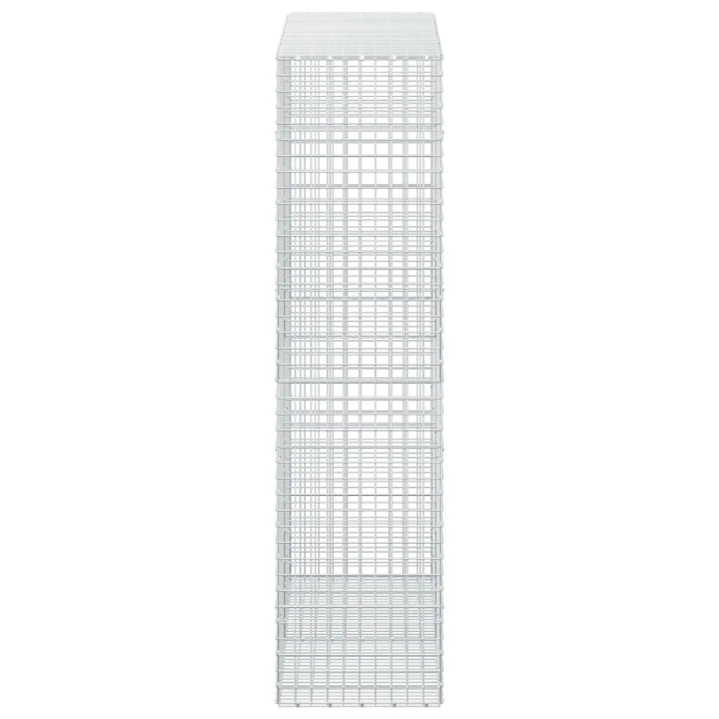 Gabione con filo da 5 mm e rete da 5x5 cm 200x50x200 cm 3464302