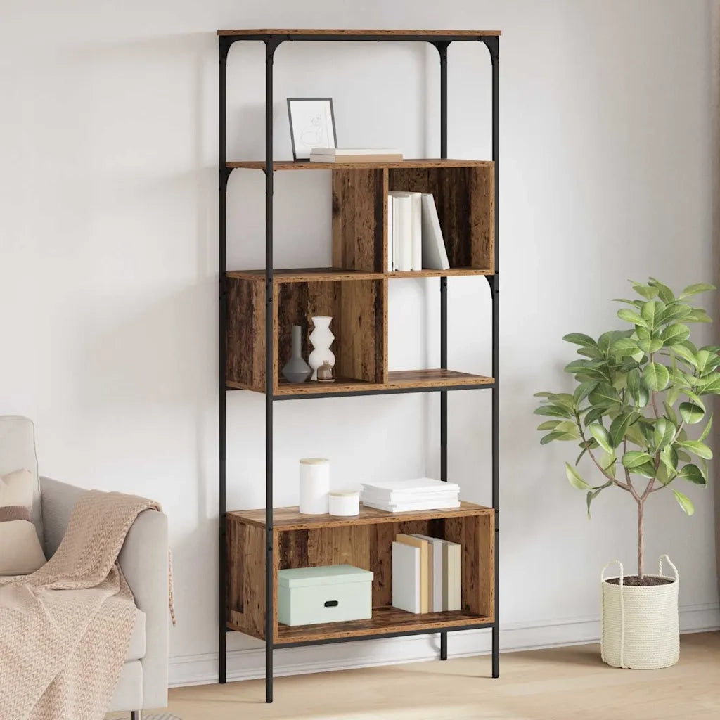 Libreria Legno vecchio 76 x 33 x 188,5 cm Legno multistrato 882986