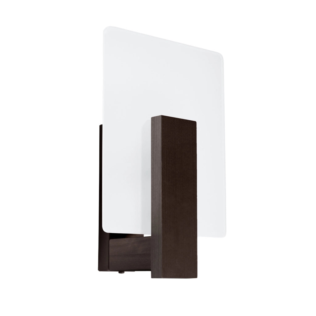 Applique moderna legno wenge Norkka E14 10W Pure Lume