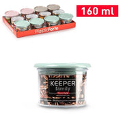 1 Pezzo Barattolo da Cucina in Plastica Multiuso 160 ml Vari Colori