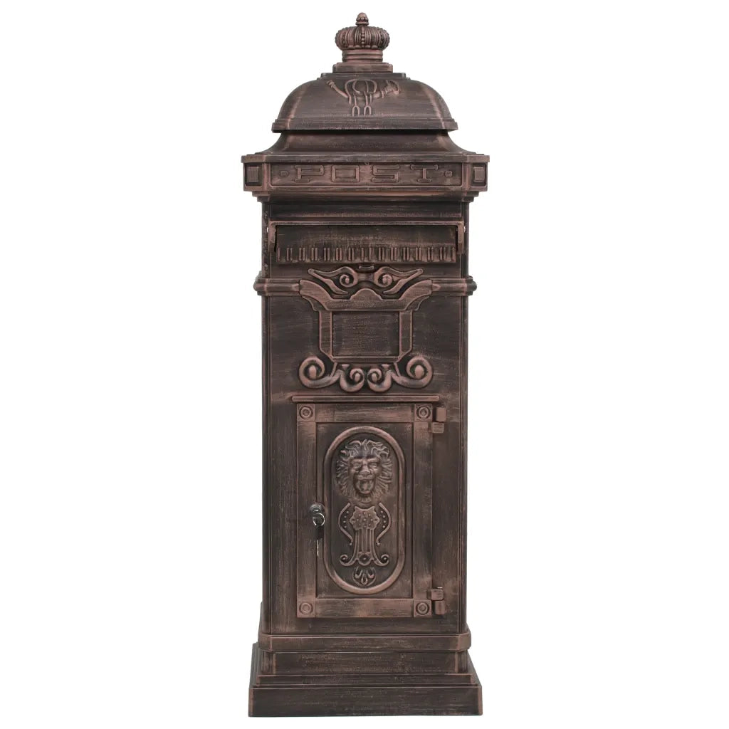Cassetta della Posta in Alluminio Inossidabile Vintage Bronzo CFW1753205