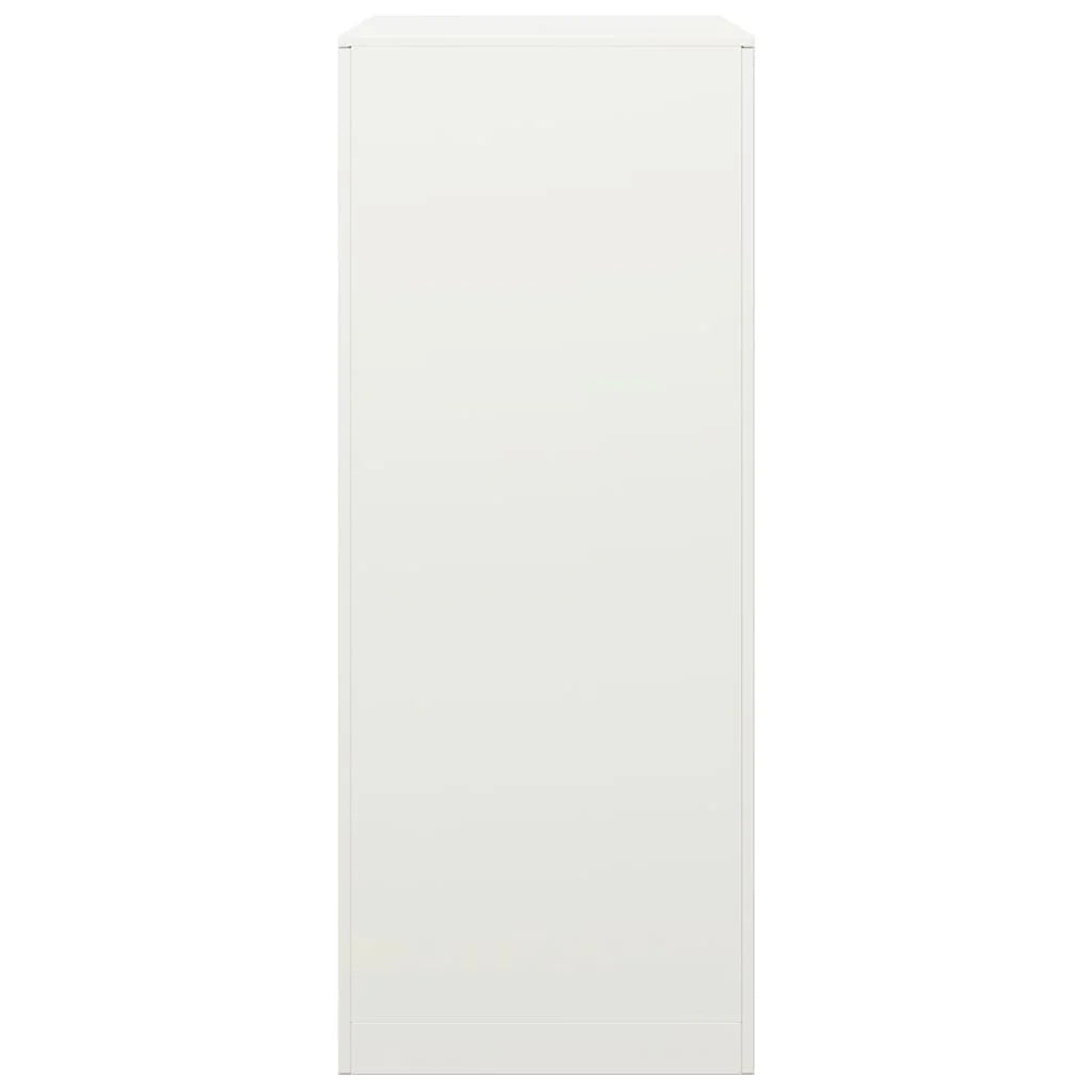 Portalegna 60 x 40 x 100 cm acciaio bianco 02_0043719