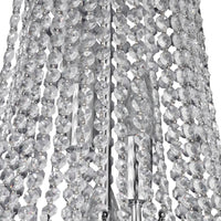 Lampadario Classico Versailles Acciaio Cromo Cristallo 9 Luci E14