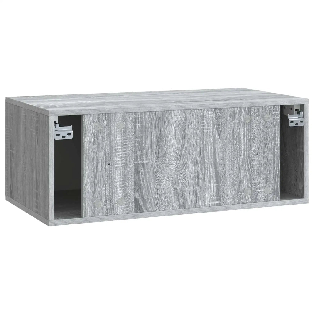 Mobile Porta TV da Muro 78,5 x 41 x 30 cm Sonoma grigio 899201
