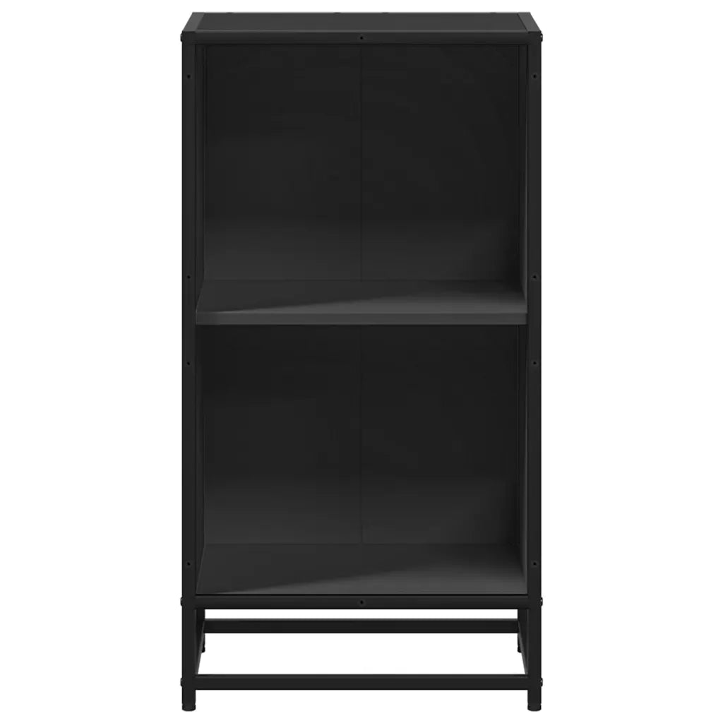 Libreria Nera 40x35x76 cm in Legno Multistrato 849094