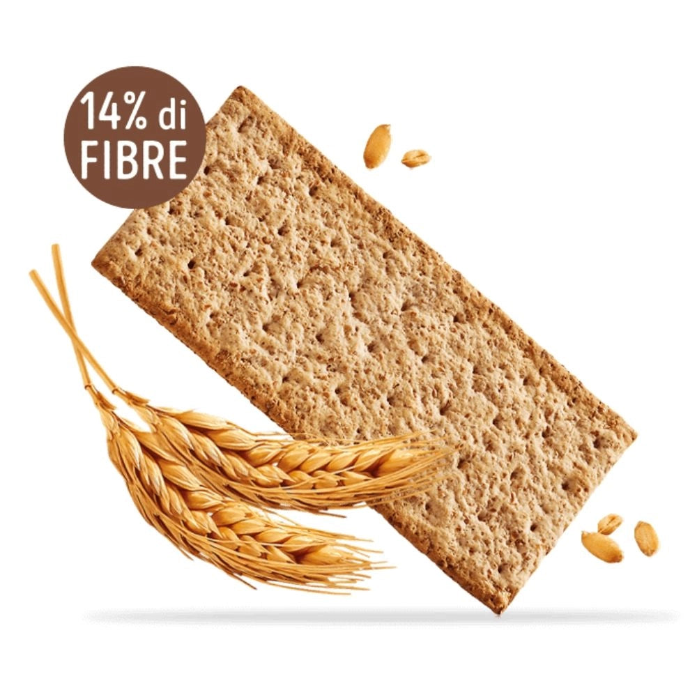 Misura fibrextra crackers integrali in confezione da 385 grammi con 10 monoporzioni