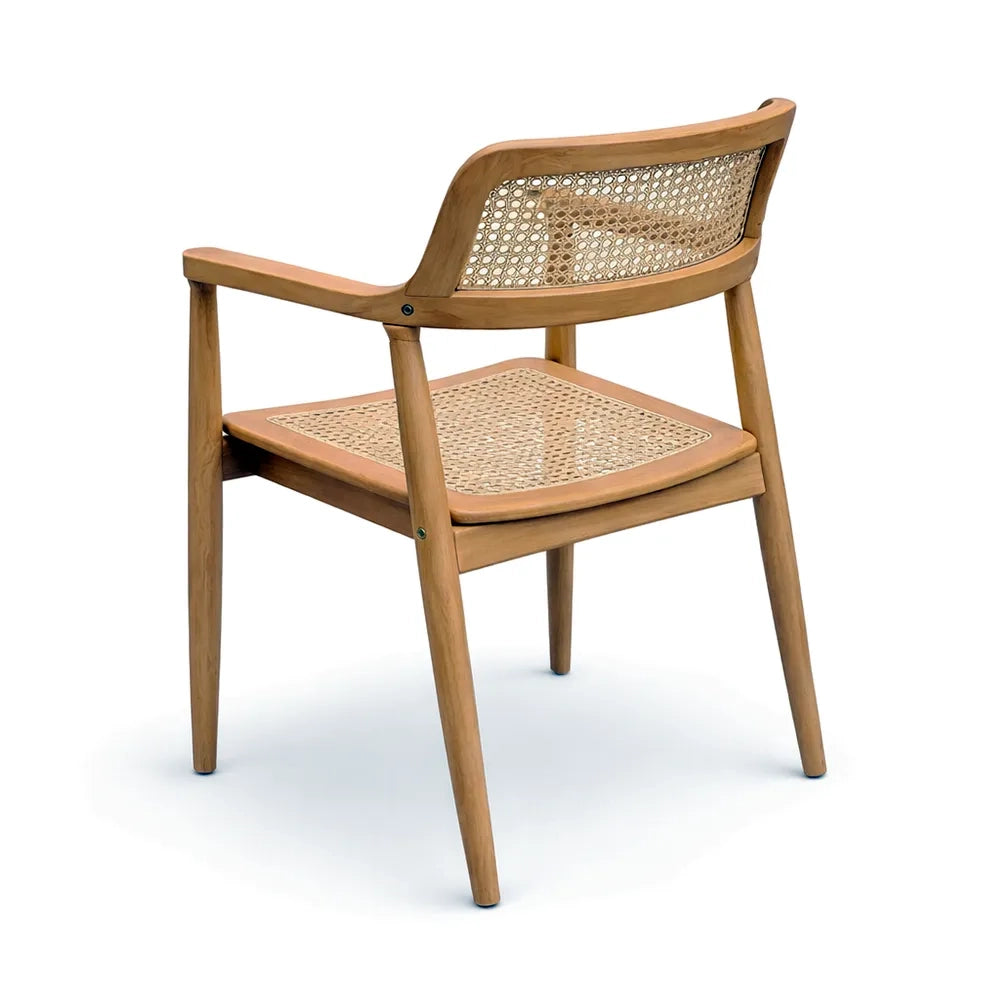 Set 2 Sedie da Giardino in Legno Teak -Malacca