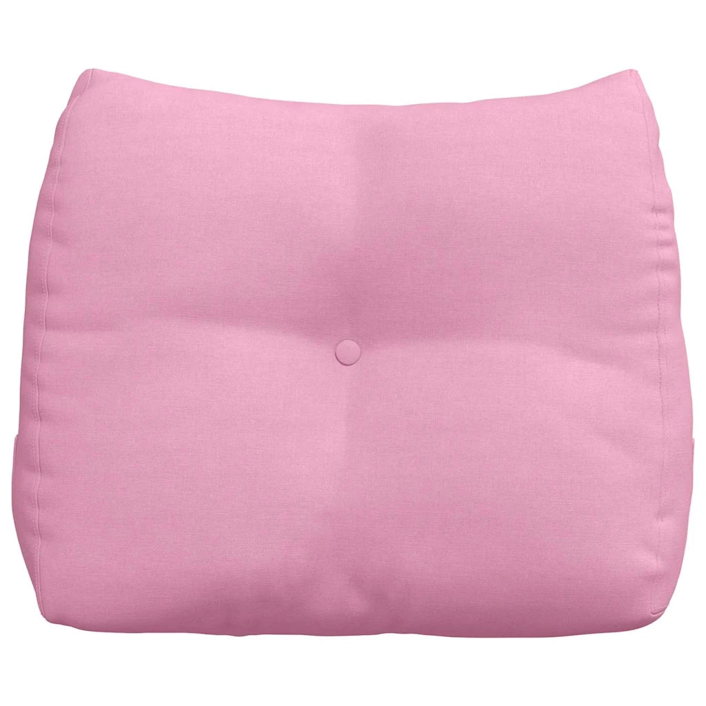 Cuscino per Schiena Rosa 60 x 24 x 50 cm Tessuto