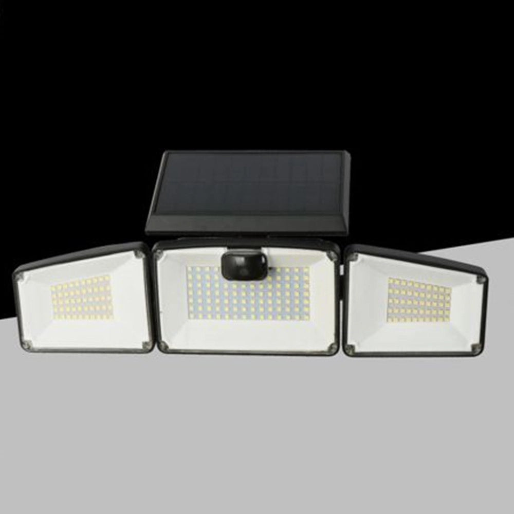 Trade Shop - Applique Solare Con Sensore Lampada Parete Led Da Esterno Ip65 Luce Fredda 6500k Ewf-07t-f -