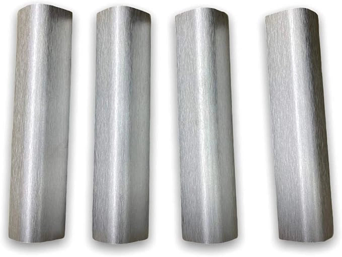 Finali angolari per zoccolo da cucina pezzi 4 H 12 INOX
