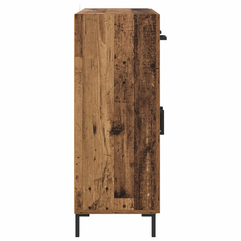 Credenza | Madia | Buffet da pranzo | Armadio da pranzo Legno vecchio 69,5 x 34 x 90 cm Legno multistrato