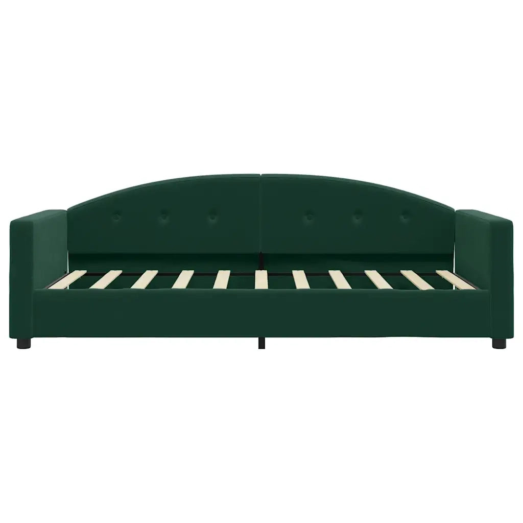 Letto da Giorno Verde Scuro 80x200 cm in Vellutocod mxl 118618
