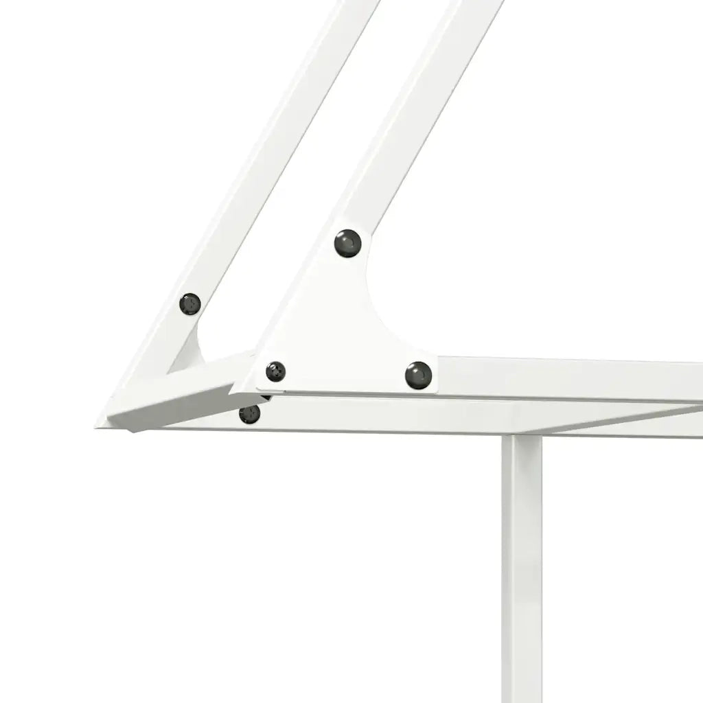 Rastrelliera per Legna da Ardere Bianca 80x25x90 cm CFW2818828