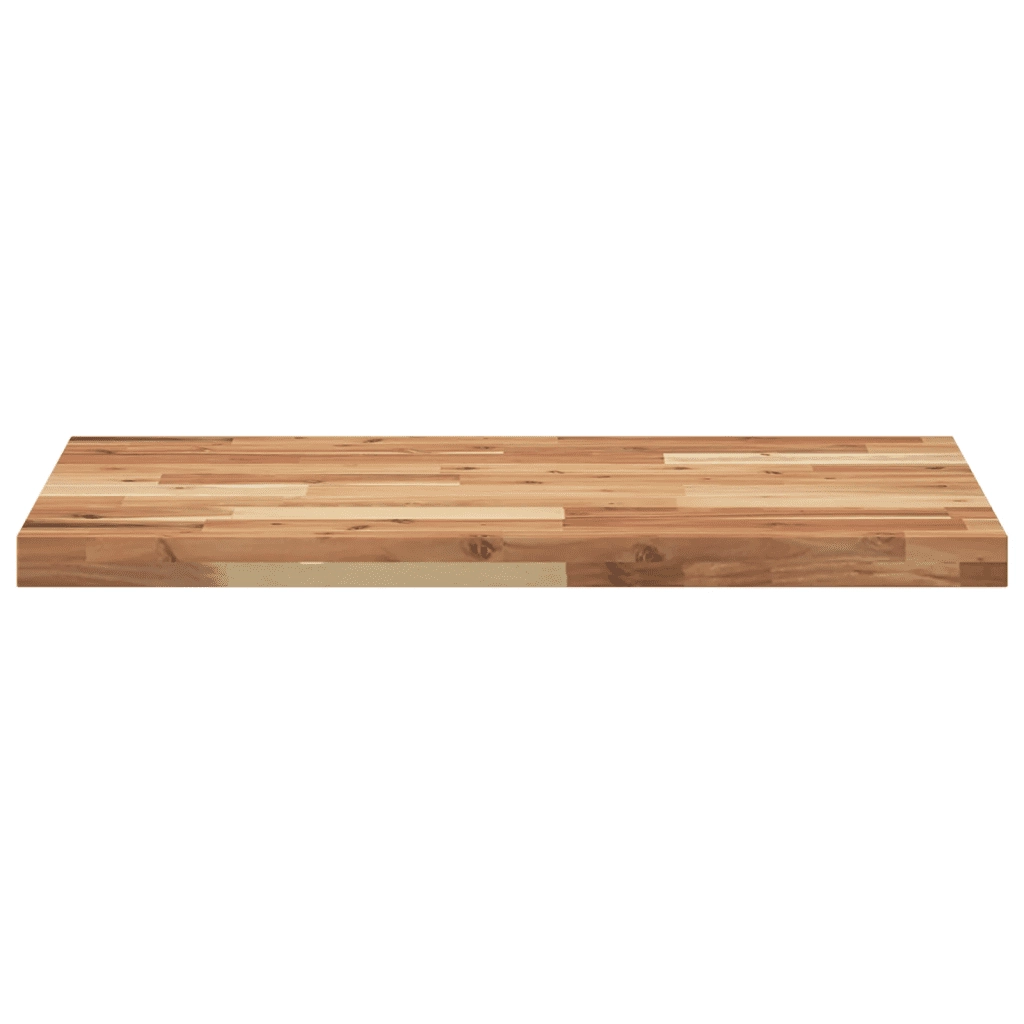vidaXL Piano da Bagno Finitura a Olio 100x50x4 cm in Legno di Acacia