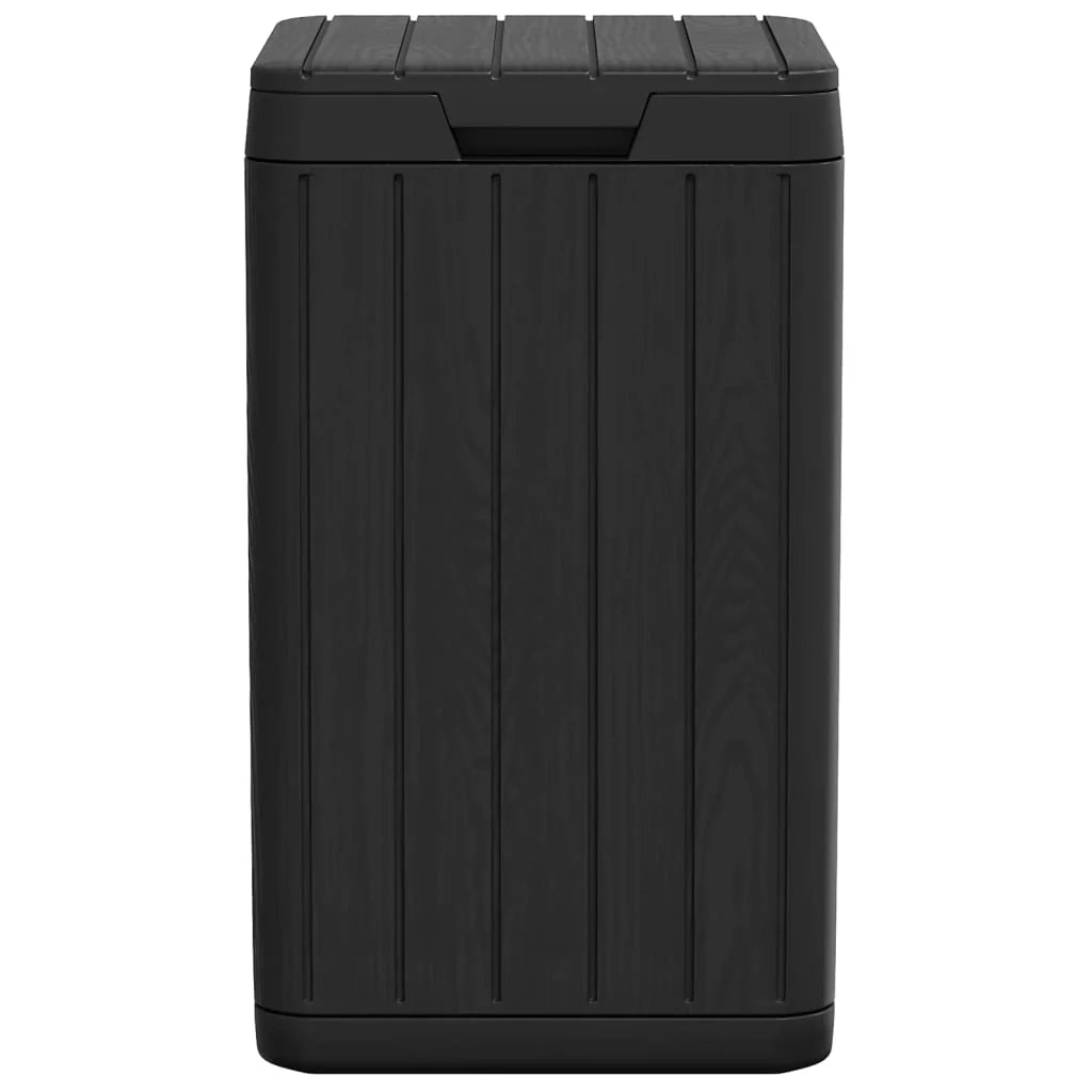 Cestino da esterno 38 x 38 x 65 cm PP antracite 02_0043835