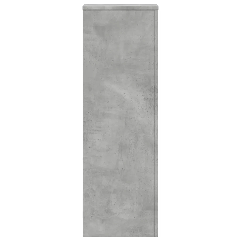 Supporti per Piante 2 pz Grigio Cemento 33x33x100cm Multistrato