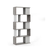 Libreria tvilum 71735pgx49 maze oxid beton e white