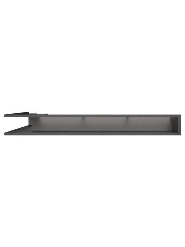 Griglia di ventilazione Angolare per camino 95x800x450 - Loft Angle destra grafite