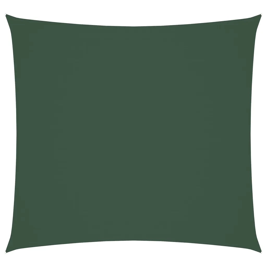 Parasole a Vela in Tela Oxford Quadrato 7x7 m Verde Scuro cod mxl 21719