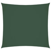 Parasole a Vela in Tela Oxford Quadrato 7x7 m Verde Scuro cod mxl 21719
