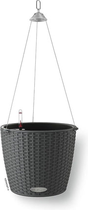 Cassa per piante con sistema di drenaggio, granito, 27 x 27 x 23 cm, Single