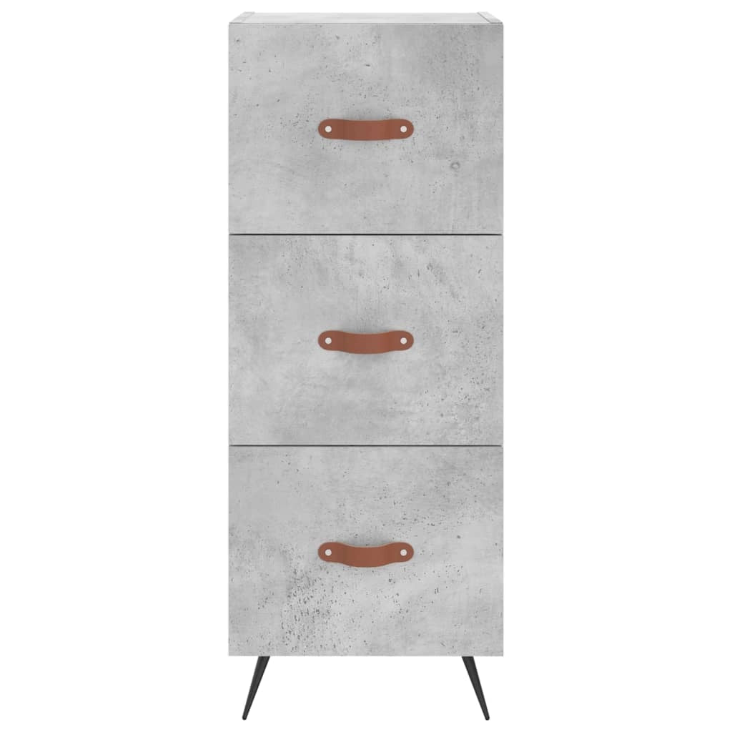 Buffet credenza cassettiera mobiletto mobile contenitore organizer per cucina soggiorno salotto 34,5 x 34 x 90 cm legno ingegnerizzato grigio 02_0031875