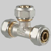 Raccordo a compressione a TEE  32 x 32 x 32     T.D.M.