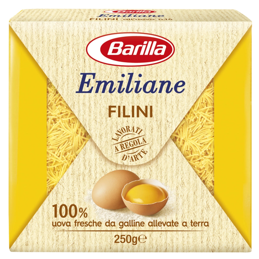 Barilla emiliane filini all'uovo 250 grammi