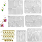 Orecchini Premium in Silicone - 6 pezzi - Orecchini d'oro - Manufatti a mano - Creazione di gioielli - Bracciali - Pendenti