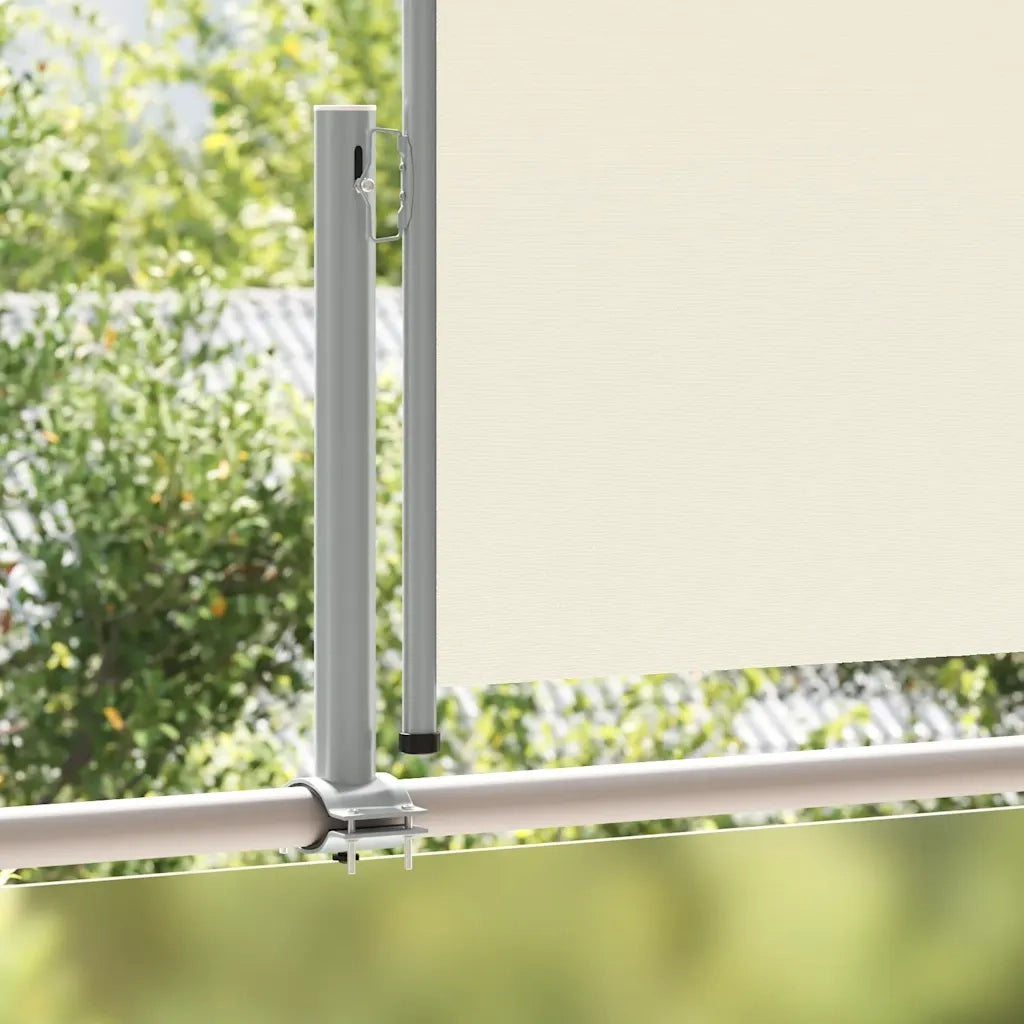 Tenda da Sole Laterale Retrattile 100 x 300 cm Crema 45185