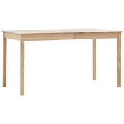 Tavolo da Pranzo 140x70x73 cm in Legno di Pino cod mxl 25475