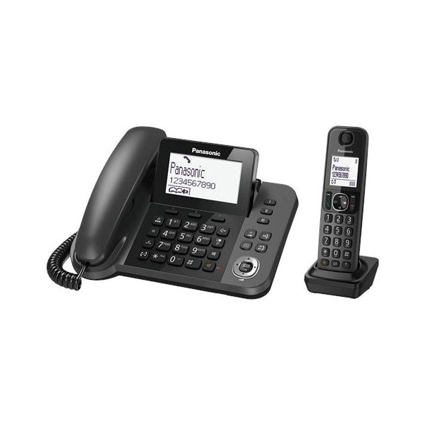 Panasonic kx-tgf310 telefono dect nero identificatore di chiamata - KX-TGF310EXM