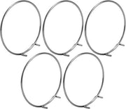 Set di 5 pezzi di componenti in acciaio inossidabile per bicicletta - compatibile con biciclette Fulcrum - colore argento.