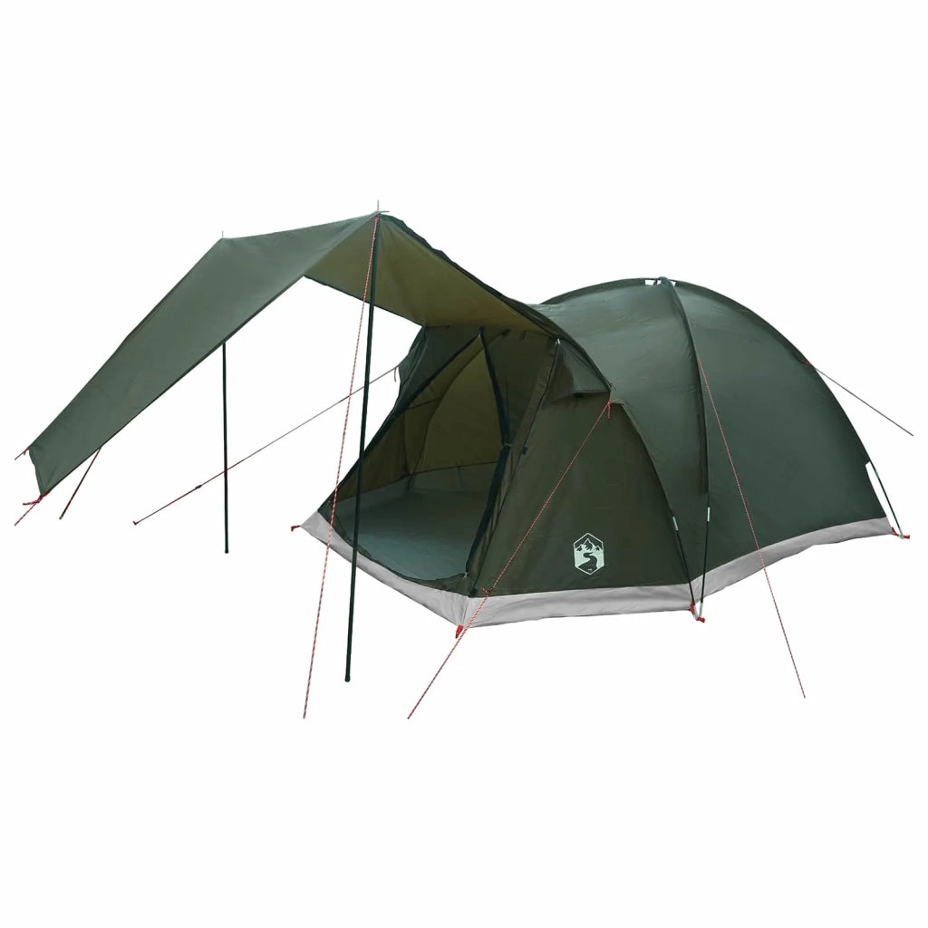 Tenda Capanna Verde militare 4 persone Poliestere e Acciaio 42028582