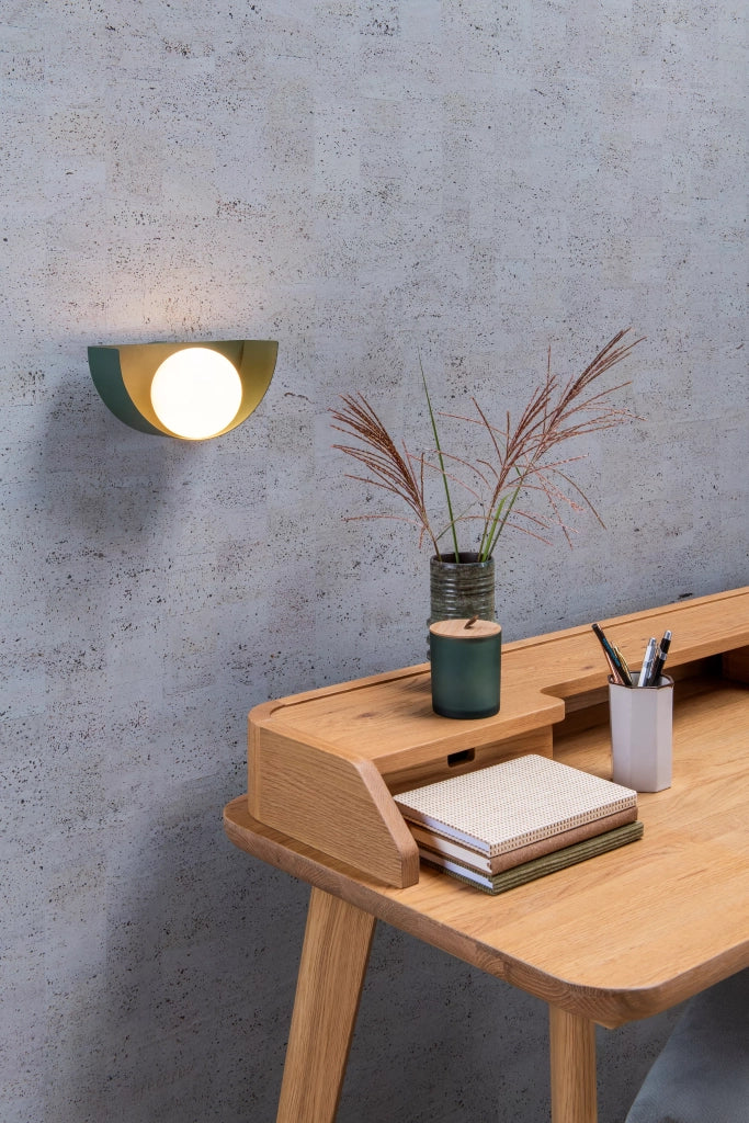Applique da parete verde sfera bianca BENNI 1xG9 28W Lucide