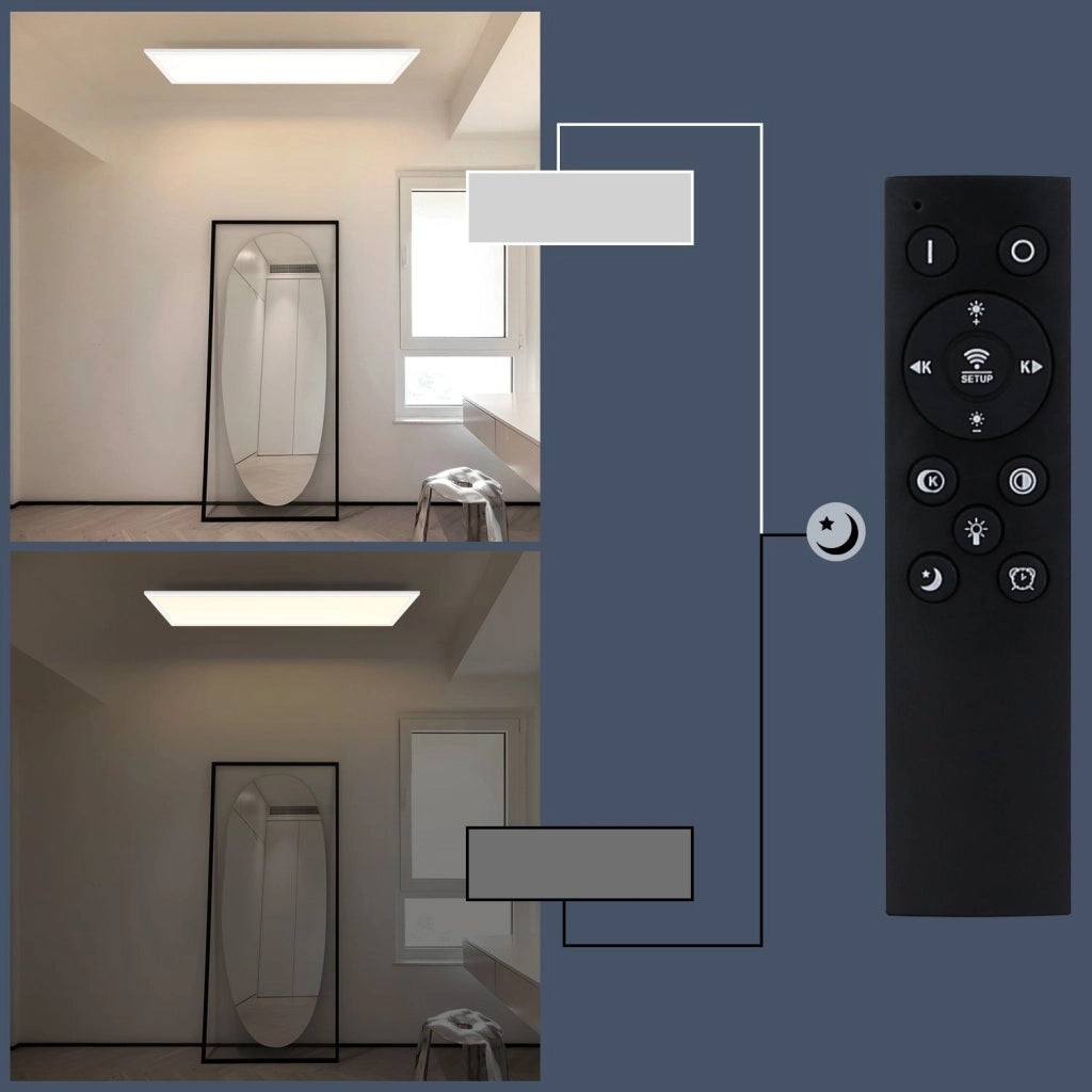 ZMH Lampada da soffitto plafoniera LED piatta per soggiorno ufficio cucina camera letto